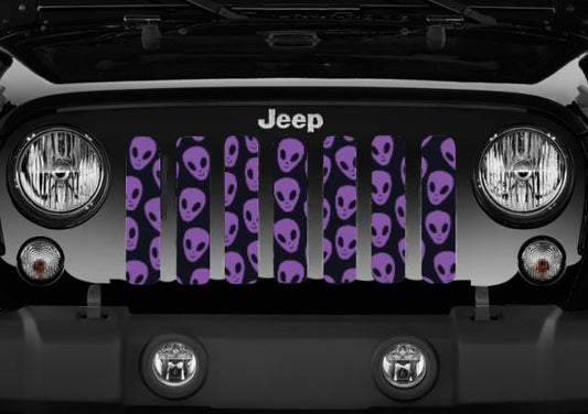 Purple Aliens Grille Insert