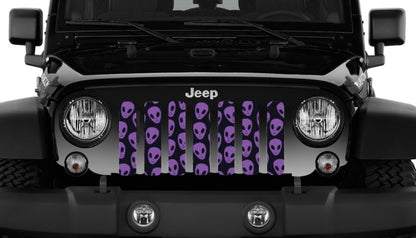 Purple Aliens Grille Insert