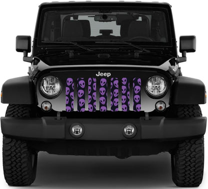 Purple Aliens Grille Insert