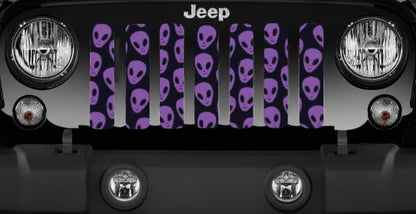 Purple Aliens Grille Insert