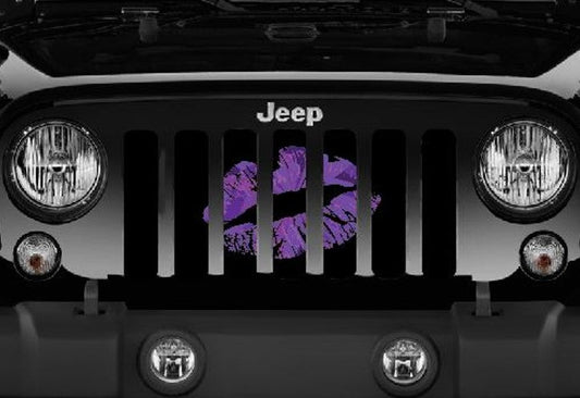Purple Ombre Kiss Grille Insert