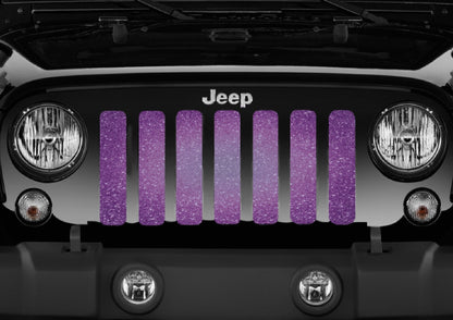 Purple Fleck Print Grille Insert
