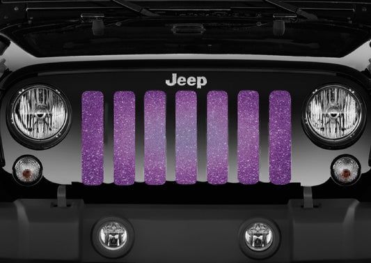 Purple Fleck Print Grille Insert