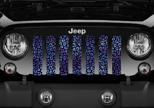 Purple Leopard Print Grille Insert