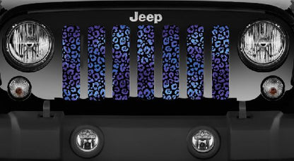 Purple Leopard Print Grille Insert