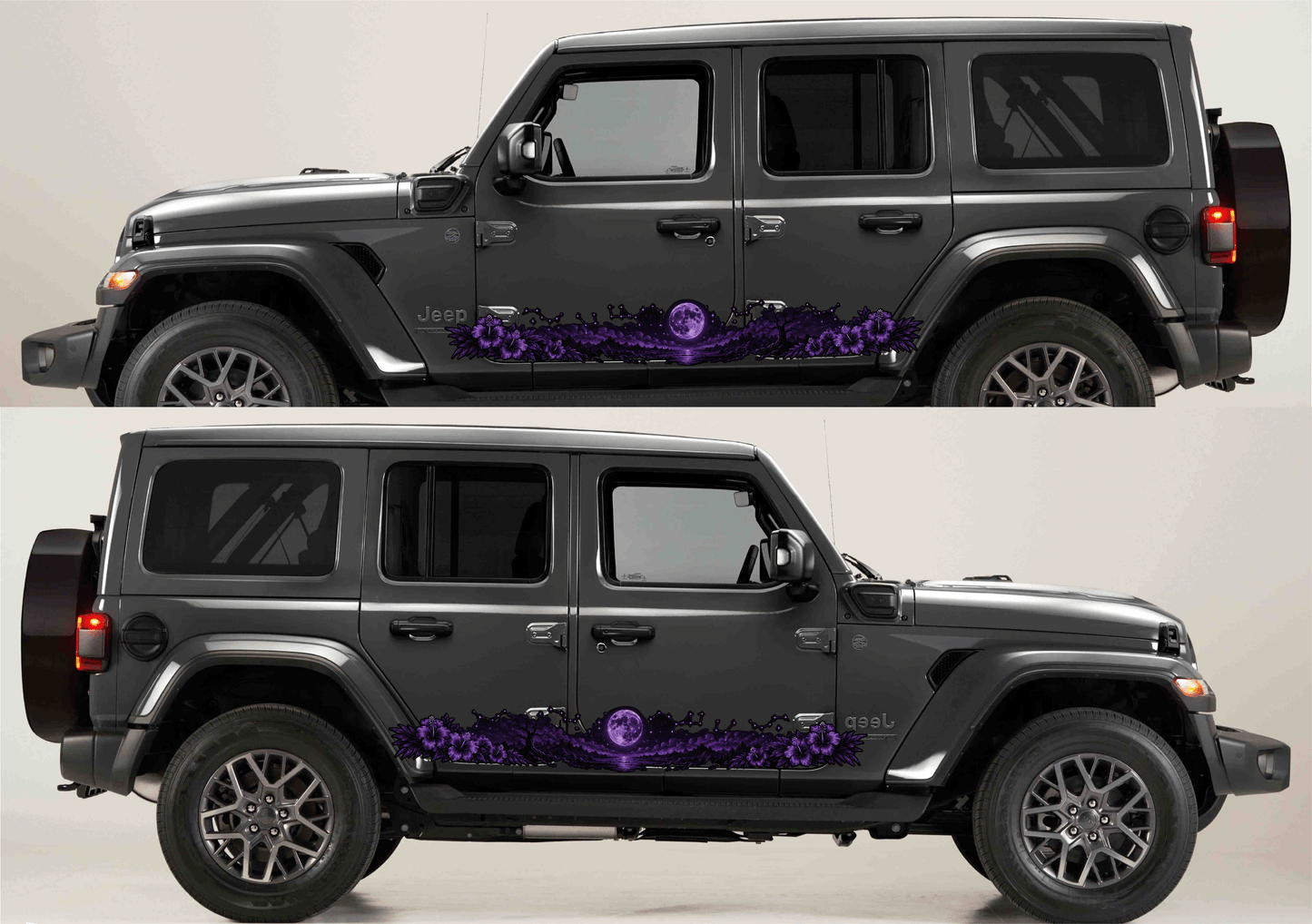 Purple Midnight Lower Side Graphics