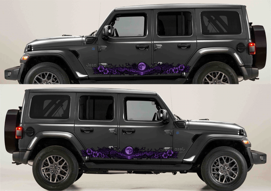 Purple Midnight Lower Side Graphics