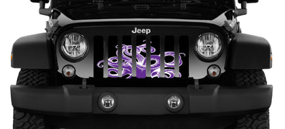 Purple Octopus Grille Insert
