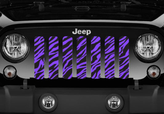 Purple Zebra Print Grille Insert