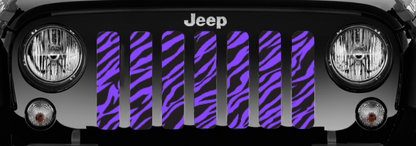 Purple Zebra Print Grille Insert
