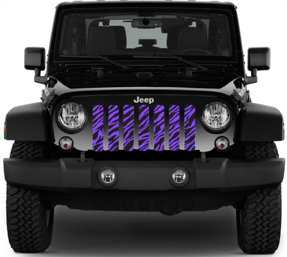 Purple Zebra Print Grille Insert