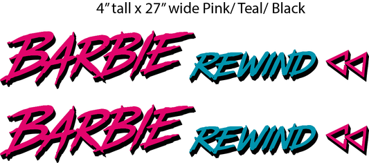 Rewind Hood Names- Pair