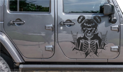 Rocker Skeleton Girl