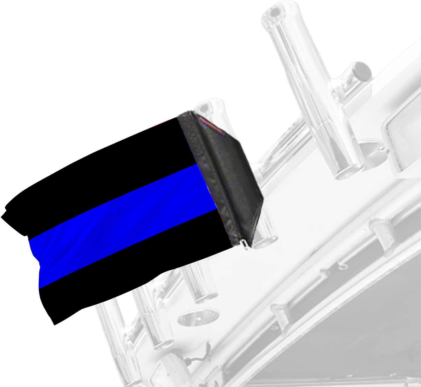 Thin Blue Line 12"x18" Forever Wave Flag