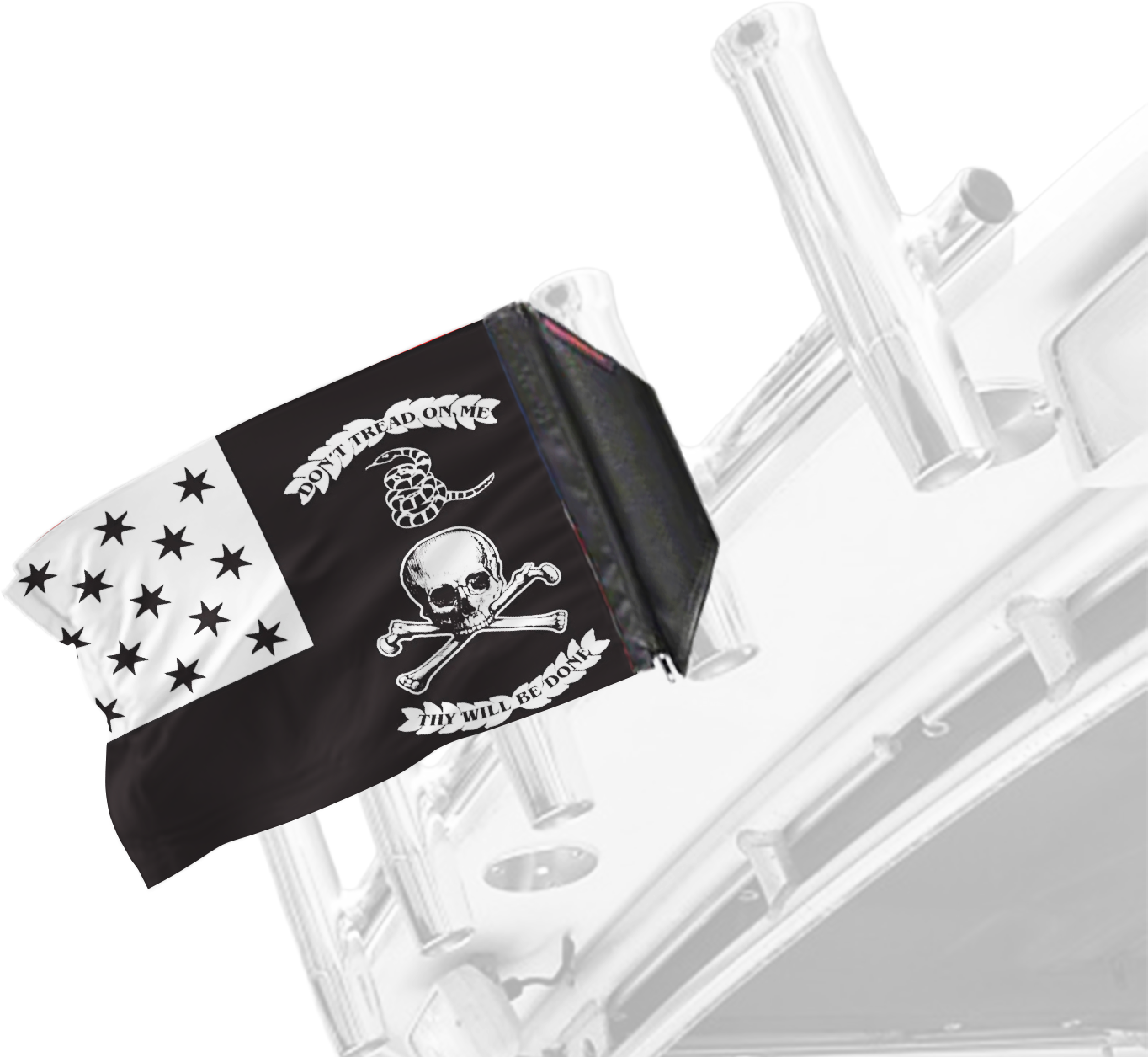 Veterans Exempt 12"x18" Forever Wave Flag