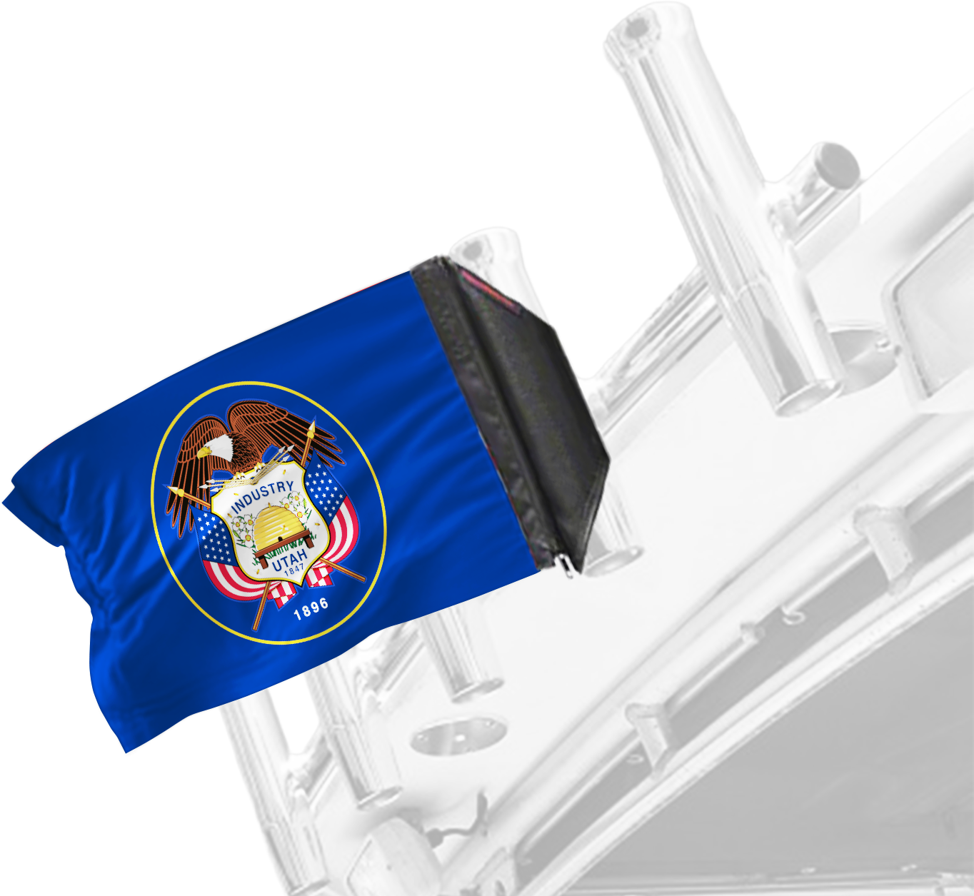State Flag Utah "Old Style" 12"x18" Forever Wave Flag