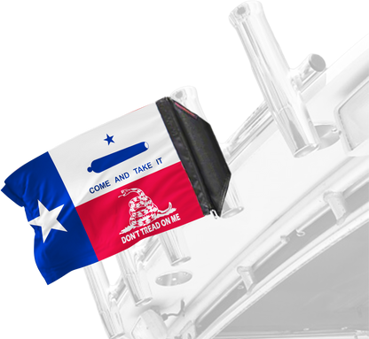 State Flag Texas Don't Tread 12"x18" Forever Wave Flag