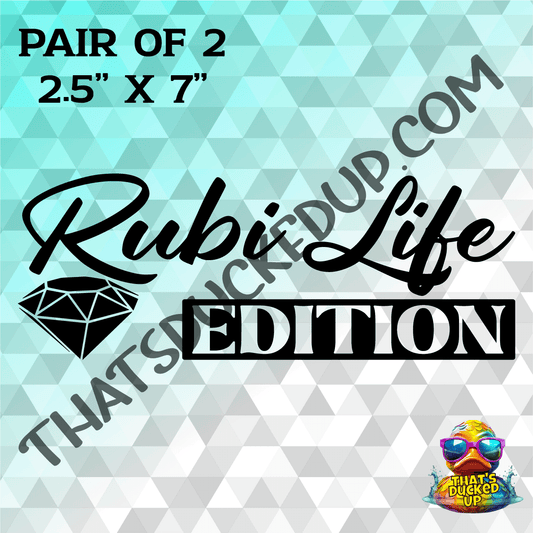 The Rubi Life Edition 2 Pack