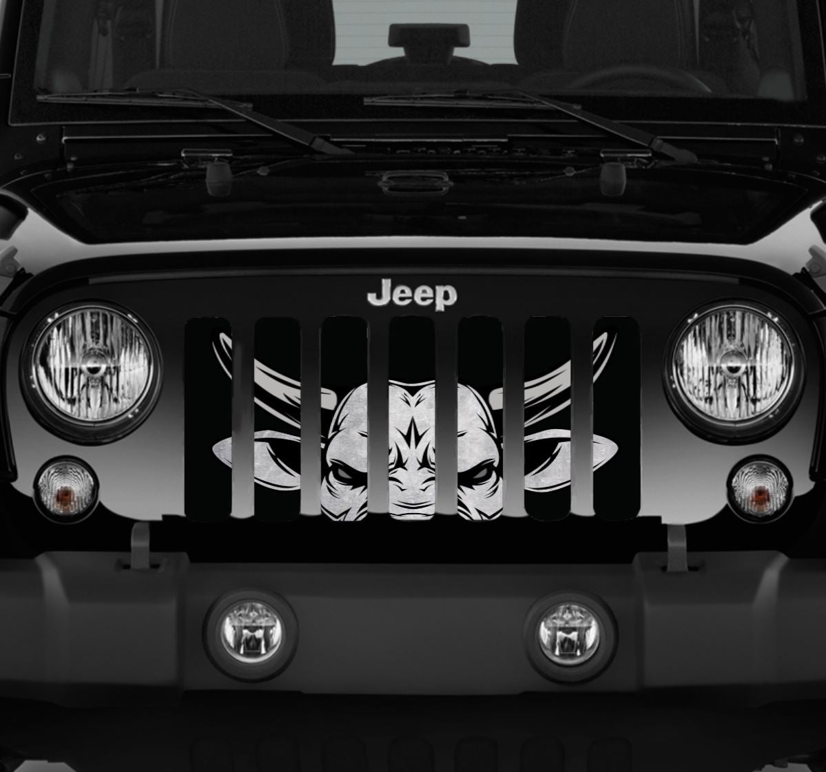 Running of the Bulls Grille Insert