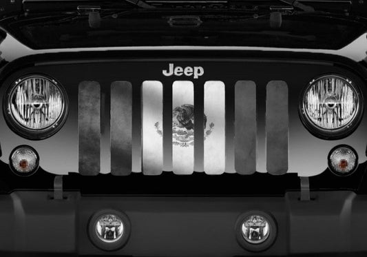 Rustic Mexico Flag Tactical Grille Insert
