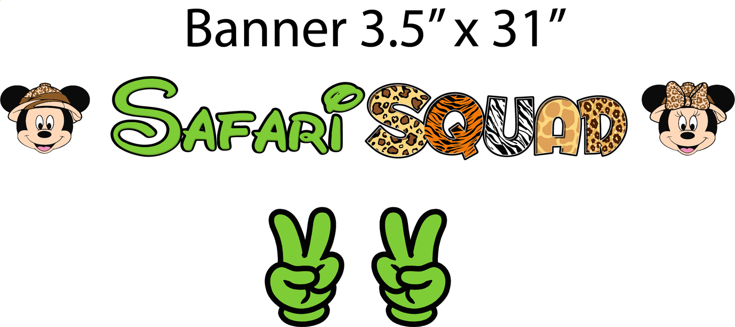 Safari Squad Custom Order