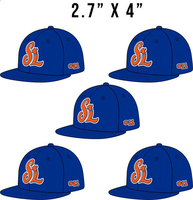 STL Mets Custom Hat Decals
