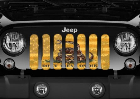 American Gadsden Flag - Don't Tread On Me Grille Insert