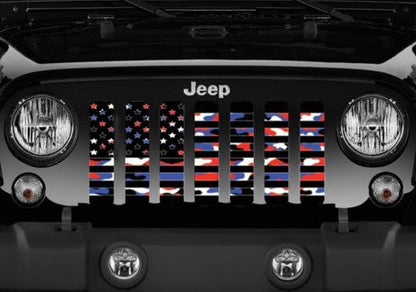 American Patriotic Tie Dye Grille Insert