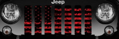 American Red Digital Camo Grille Insert