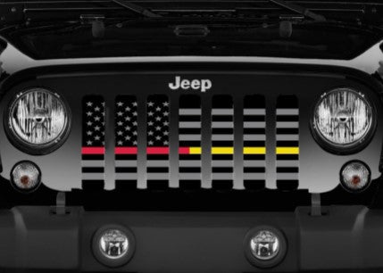 American Tactical Back The Red and Gold Grille Insert