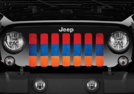 Armenian Flag - Artisitc Grille Insert