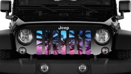 Beach Palm Tree Grille Insert