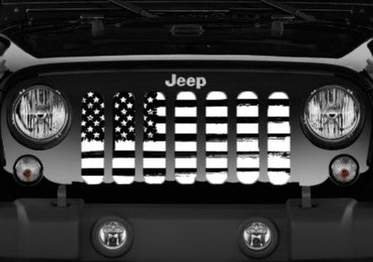 Bold Victory American Flag Jeep Grille Insert