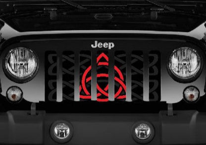 Celtic Knot - Firecracker Red Grille Insert