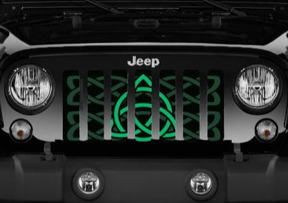 Celtic Knot Green Grille Insert