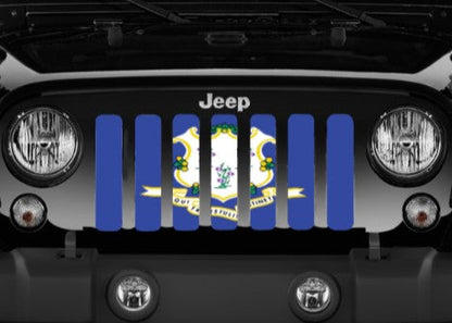 Connecticut State Flag Grille Insert