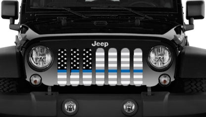 Ghost Tactical Back the Blue American Flag Grille Insert