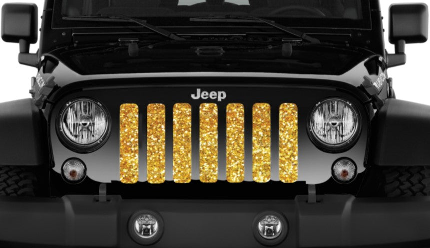 Gold Flake Print Grille Insert
