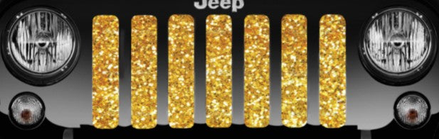 Gold Flake Print Grille Insert