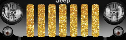 Gold Flake Print Grille Insert