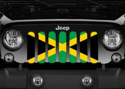 Jamaican Flag Grille Insert