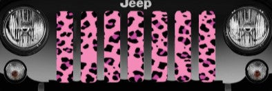 Lady Leopard Print Grille Insert
