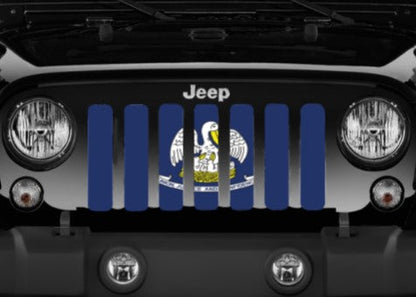 Louisiana State Flag Grille Insert