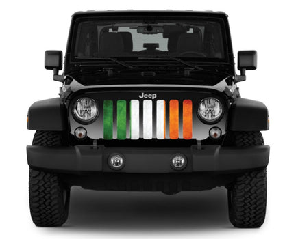 Luck O' The Irish Flag Jeep Grille Insert