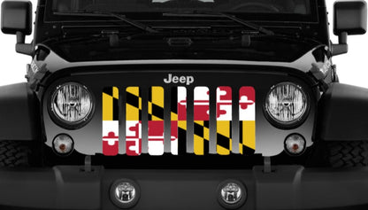 Maryland Flag Grille Insert