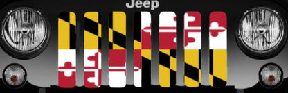 Maryland Flag Grille Insert