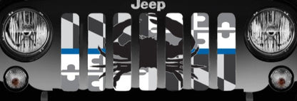 Maryland Tactical Crab Flag - Back The Blue Grille Insert