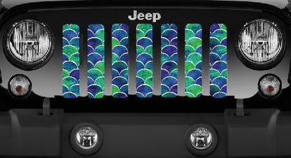 Mermaid Scales Blue & Green Grille Insert
