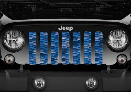 Mermaid Scales  Blue Grille Insert