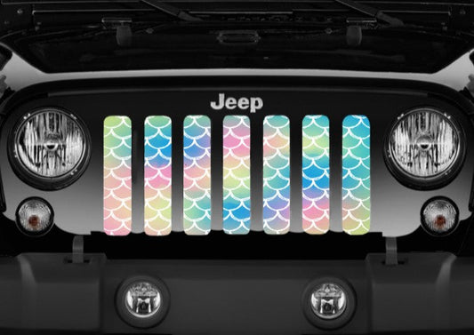 Mermaid Scales  Pastel Grille Insert